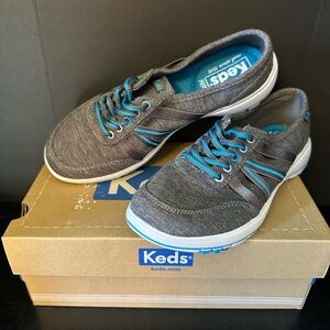 Keds Women's Gray and Blue Sneakers